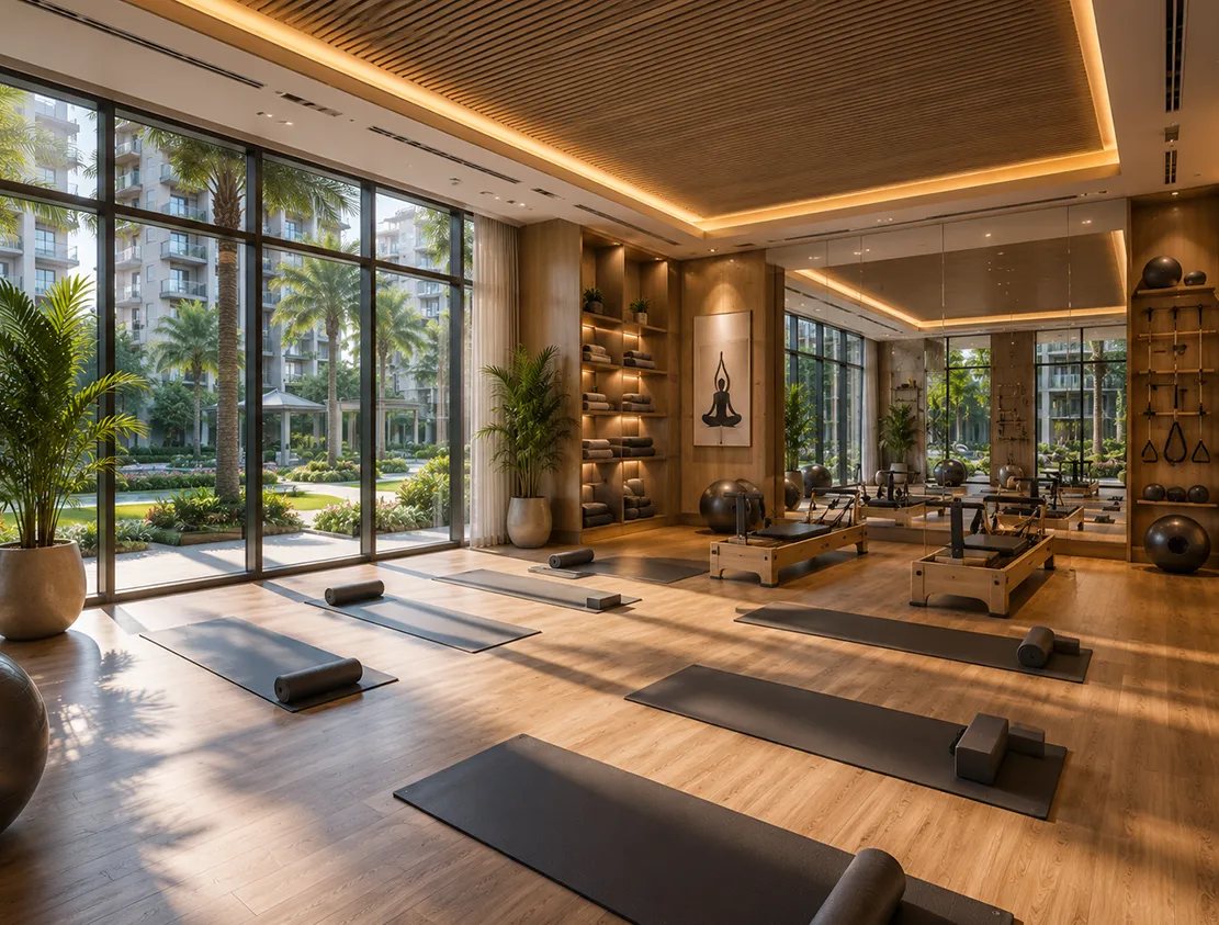 Yoga and pilates studios at DLF The Aureva Gurgaon